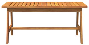 Kávézóasztal 90x45x40 cm Tömör akácfából