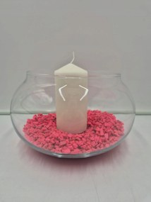 Üveg Gyertyatartó Asztaldísz Esküvő Áldozás Alom 5L