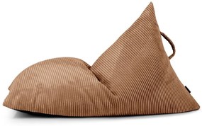 Barna kordbársony gyerek babzsákfotel Razzy – SLOWDOWN