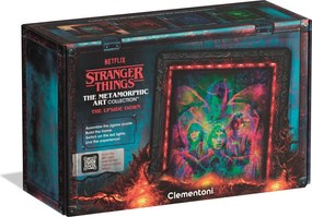 Stranger Things Upside Down 520 db-os puzzle LED-es keretben Clementoni