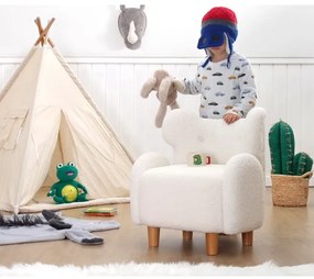 TOBI fehér gyermekfotel