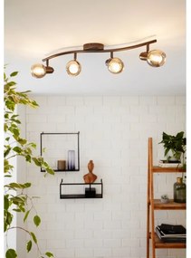 Eglo 98626 - Spotlámpa POLLICA 4xE14/28W/230V