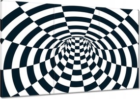 Festmények 120x80 Absztrakt fekete-fehér