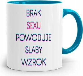 Kék Bögre Vicces Nincs Szex Ajándék fényképes nyomtatással