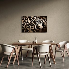 Kép - Óra alkatrészek (90x60 cm)