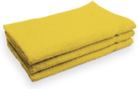 Classic sárga kis törölköző 30x50 cm 100% pamut