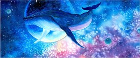 Kép - Űrbálna (120x50 cm)