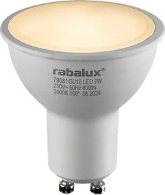 Smd-led led izzó gu10 7w 800lm ip20