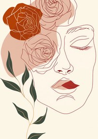 Poszter 59,4x84,1cm Bézs és Arc