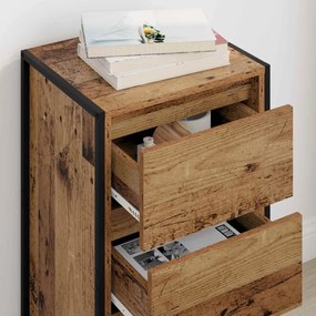 Széf fiókkal Öreg fa 42 x 36 x 75.5 cm Faanyag