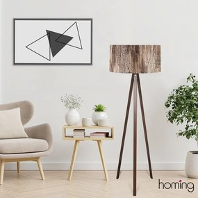 Állólámpa AYD 1xE27/40W/230V barna