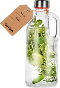 Gyümölcslé Üveg Palack Kupakkal És Fogantyúval Kulacs Többször Használható 0,55L