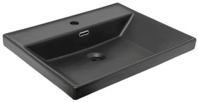 Cabinet washbasin SAT B-Way 61x46,5 cm black SATBW6046BKM