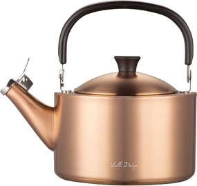 Rézszínű rozsdamentes acél vízforraló kanna 1,5 l Diamante – Vialli Design