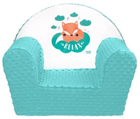 New Baby Baba Baba bársonyszék Fox menta , 42 x 53cm