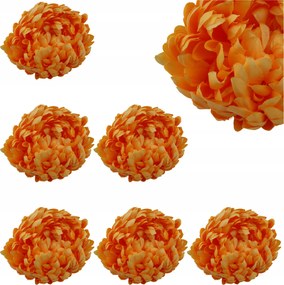 Krizantém Mesterséges Narancs 15 x 9 cm VIP2192-M032 6 db