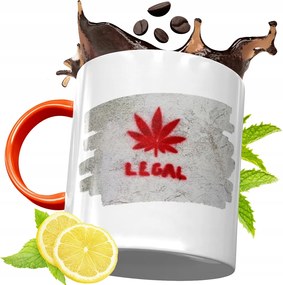 Narancssárga Bögre Dohányosoknak Ajándék fényképes nyomattal