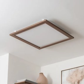 Brilagi - LED Dimmelhető lámpa SLIMFRAME WOOD LED/58W/230V 64x64 cm + + távirányító