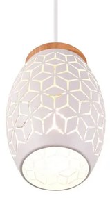 Fehér függőlámpa ø 15 cm Bidar – Trio