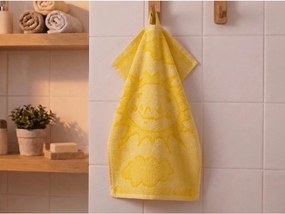 Gyerek törölköző BEBÉ napocska sárga 30x50 cm