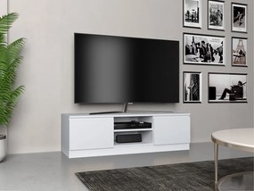 Aldabra RTV120 TV állvány, 120x36x40 cm, fehér