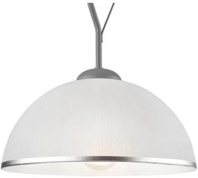 Csillár rúdon RETRO 1xE27/60W/230V ezüst