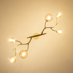 Brilagi - LED Csillár zsinóron MISTEL 6xG9/3W/230V arany