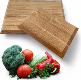 Vágódeszka Készlet vágódeszka szett *prémium Minőségű Tölgy