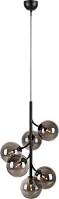 MARKSLÖJD 108108 CALLISTO Modern Függesztett Lámpa Fekete, Füstös G9 IP20