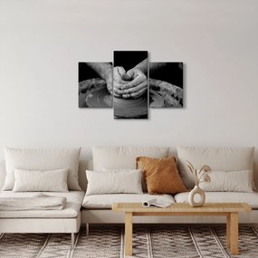 Fekete-fehér kép - kerámia gyártás (90x60 cm)