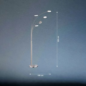 Fischer&amp;Honsel Dent 40333 Állólámpa 5x7.5W/LED 2700K 4100 lm IP20