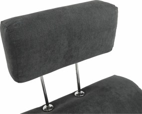 Fotel, szürke szövet, SANTIAGO
