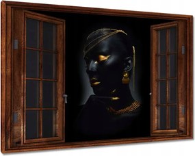 Festmények 120x80 Aranyozott arc