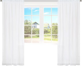 Fátyolfüggöny 140x230 cm Fátyol Ráncoló Szalag