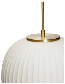 Fehér függőlámpa üveg búrával ø 32 cm Serene – Hübsch