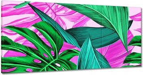 Vászonkép 180x90 Levelek Monstery Trópusok