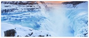 Kép - Hideg vízesések (120x50 cm)