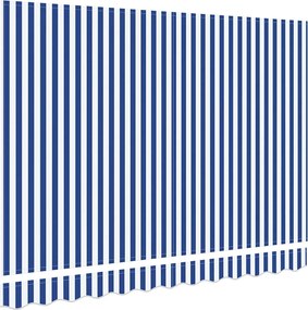 Napellenző ponyva Kék és Fehér 2,5 x 2 m Poliészter