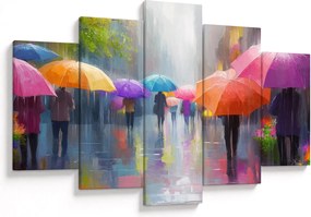 Kép - Esős nap (150x105 cm)