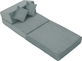 Összecsukható matrac/fotel, 2v1, mentol, PELOS