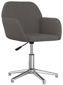 Sötétszürke szövet forgó irodaszék