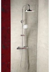 Aqualine - Zuhany készlet termosztatikus csappal LIGA fényezett króm