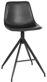 Fekete bárszék szett 2 db-os 84 cm Monaco – House Nordic