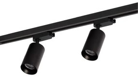 Spotlámpa sínrendszerrel PIPE 4xGU10/10W/230V fekete