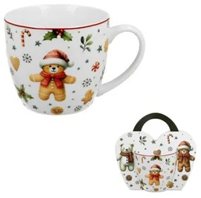 Porcelánbögre 460ml, díszcsomagolásban, Christmas Cuties