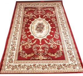 Gótika Nagyméretű Klasszikus Szőnyeg 250 x 350 cm Bordó
