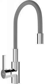 Mexen Flex konyhai csaptelep, Króm/Szürke - 670900-06