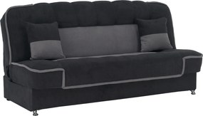 Kinyitható dívány, sötétszürke/világosszürke, PERSI