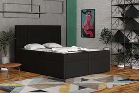 CARA amerikai ágy 120x200 - fekete