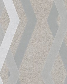 Geometrikus vinil tapéta a nappaliba